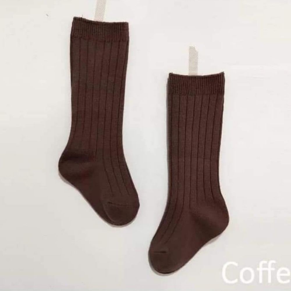NEW COFFEE KIDS KNEE SOCKS SIZE XL (5-8 YEARS)